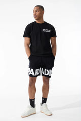 Jordan Craig Retro - Paradise Knit Shirt/short Set (Black)