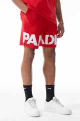Jordan Craig Retro - Paradise Knit Shirt/short Set (Red)