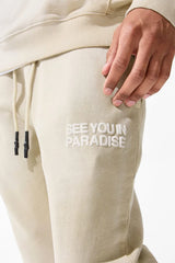 Jordan Craig Paradise Washed Sweat Suit (Khaki)