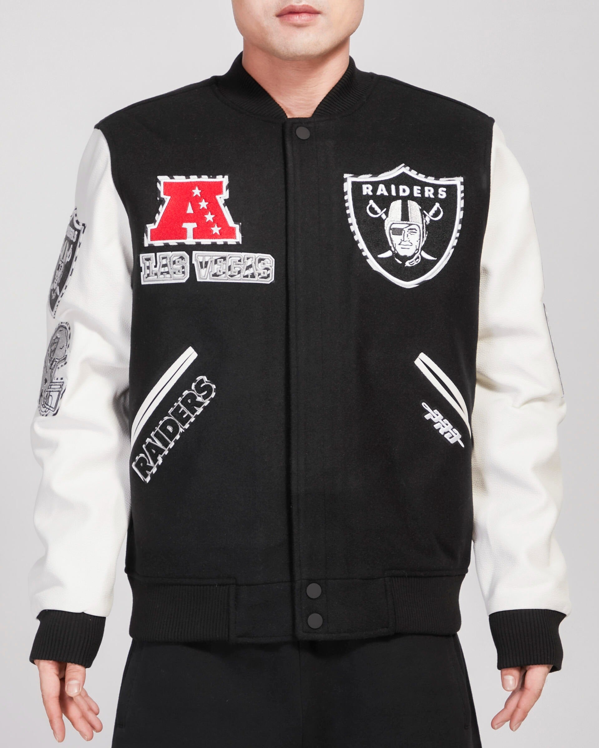 Pro Standard Oakland Raiders Classic Dk Track Jacket (Black) 2XL