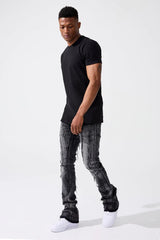 Jordan Criag Sean Stacked Brazen Denim - INDUSTRIAL BLACK