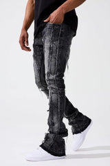 Jordan Criag Sean Stacked Brazen Denim - INDUSTRIAL BLACK