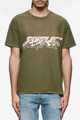 Purple Brand Double Trouble Tee - Green - P101-JMDT424