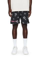 Purple Brand Men's Track Shorts - 504-PBTM224
