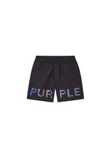 Purple Men's Holographic Swim Shorts