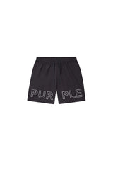 Purple Men's Outline Swim Shorts