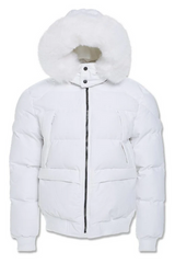 Jordan craig CROSS BAY BOMBER JACKET (WHITE)