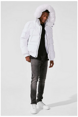 Jordan craig CROSS BAY BOMBER JACKET (WHITE)
