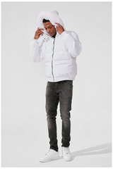 Jordan craig CROSS BAY BOMBER JACKET (WHITE)