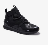 Men's Lacoste Run Breaker Leather Color-Pop Outdoor Shoes - Black