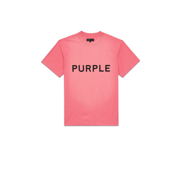 Purple Brand Woodmark T-Shirt - Pink- P104-JDMW324