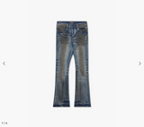 Valabasas Fax Dirty Blue Washed Stacked