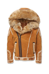 Jordan craig El Jefe Shearling Moto Jacket (Cognac)