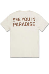 Jordan Craig Retro - Paradise Knit Shirt/short Set (Cream)