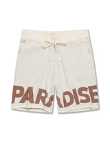 Jordan Craig Retro - Paradise Knit Shirt/short Set (Cream)