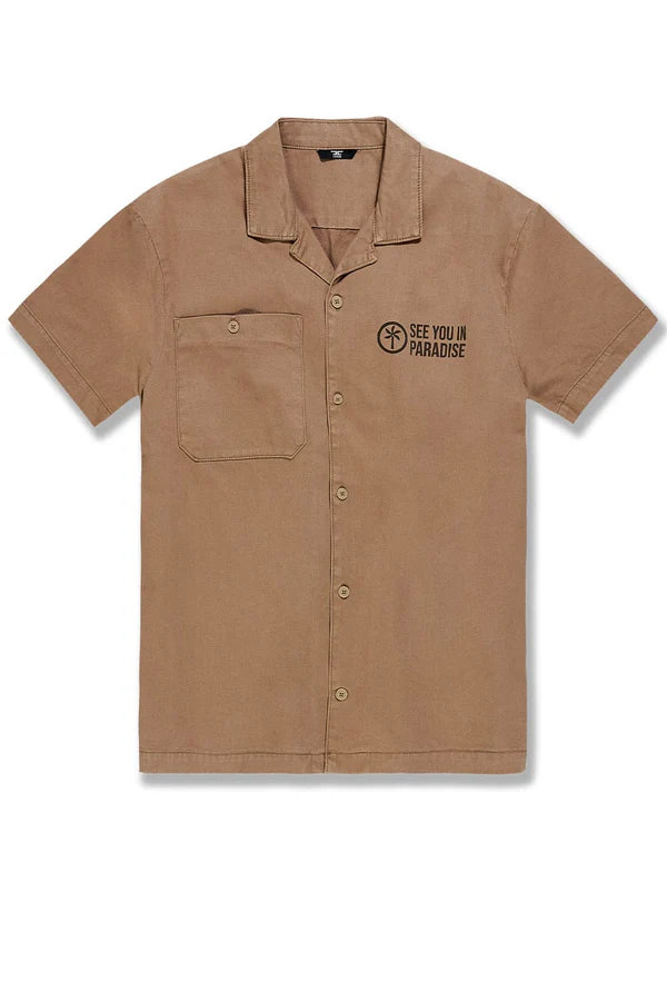 Jordan Craig SYIP Vintage S/S Work Shirt - Khaki – Action Wear