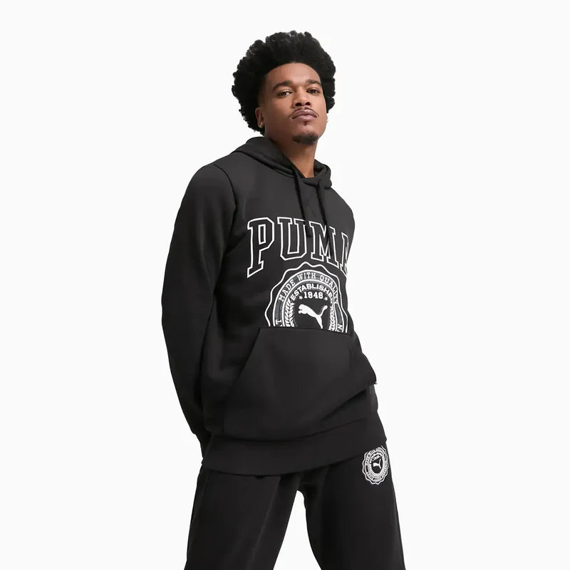Puma Men s Vintage Sport Hoodie and Jogger Set Black