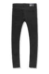 Jordan Craig Black VEGAS STRIPED DENIM 2.0 (TRIPLE BLACK) - Action Wear