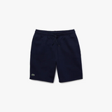 Men's Lacoste SPORT Tennis Fleece Shorts Navy 166 - BLVD