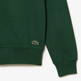 Lacoste Men’s Round Neck Unbrushed Fleece Sweatshirt - Green 132
