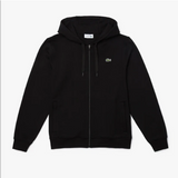 Lacoste Men’s SPORT Lightweight Bi-material Hoodie & Fleece Tennis Sweatpants - Black