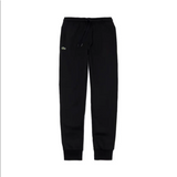 Lacoste Men’s SPORT Lightweight Bi-material Hoodie & Fleece Tennis Sweatpants - Black