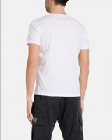 Iceberg Men's Heritage Logo Grey T-shirt White Yellow