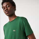 Men’s Lacoste Crewneck Pima Cotton Jersey T-shirt - Green 132