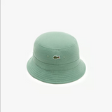 Men's Lacoste Unisex Organic Cotton Bucket Hat - Khaki Green KX5