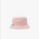 Men's Lacoste Unisex Organic Cotton Bucket Hat - Light Pink KF9