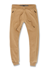 Jordan Craig Uptown Zip Up Hoodie & Jogger Sweatpants Set - Mocha