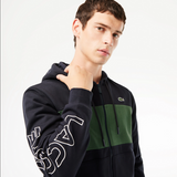 Lacoste Men's Colorblock Zip-Up Hoodie & Sweatpants Set - Navy Blue Green MI7
