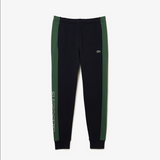 Lacoste Men's Colorblock Zip-Up Hoodie & Sweatpants Set - Navy Blue Green MI7