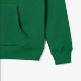 Lacoste Unisex Loose Fit Hooded Organic Cotton Sweatshirt - Green CNQ