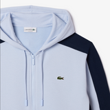Lacoste Men's Colorblock Zip-Up Hoodie & Jogger Set - Light Blue Navy Blue White IHI