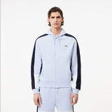 Lacoste Men's Colorblock Zip-Up Hoodie & Jogger Set - Light Blue Navy Blue White IHI