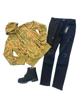 Men's Timberland Hoodie - Green/Tan