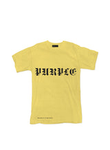 Purple Brand Men Jersey ss Tee Gothic Wordmark Limelight