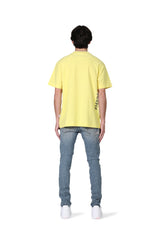 Purple Brand Men Jersey ss Tee Gothic Wordmark Limelight