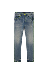 Purple Brand P001 Low Rise Skinny Jean Vintage Light Indigo Neon Pop P001-vinj123