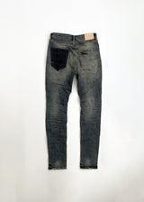 Purple Brand Jeans P001 Low Rise Skinny Indigo Four Pocket Destroy W Silicone Outline P001-fpin222