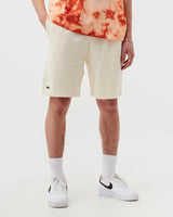 Men's Lacoste SPORT Tennis Fleece Shorts Off White Xfj