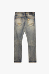 Valabasas Men's SLEDGE" VINTAGE BLUE SKINNY JEAN