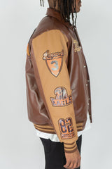 Rebel Minds World Champs Jacket - Brown