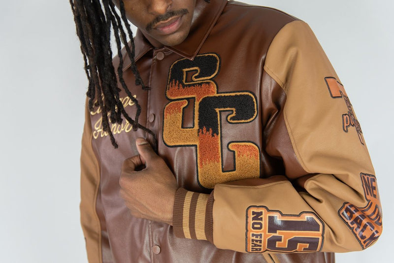 Rebel Minds World Champs Jacket - Brown