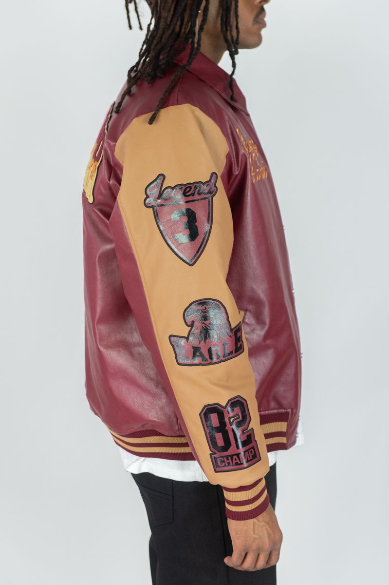 Rebel Minds World Champs Jacket - Burgundy