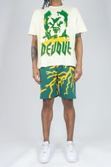 Rebel Mind Men's Short Set - Camo/Green - RB-151-168