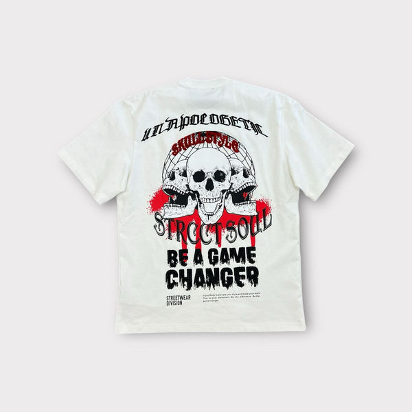 Reelistik Men UNAPOLOGETIC Oversized T-Shirt - White