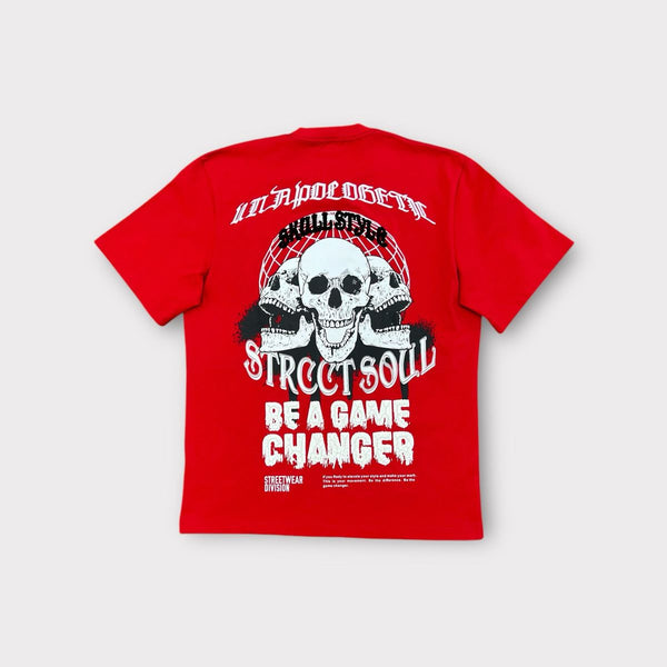 Reelistik Men UNAPOLOGETIC Oversized T-Shirt - Red