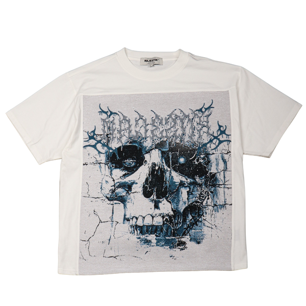 Majestic Men's T-Shirt - Cream - TE2577